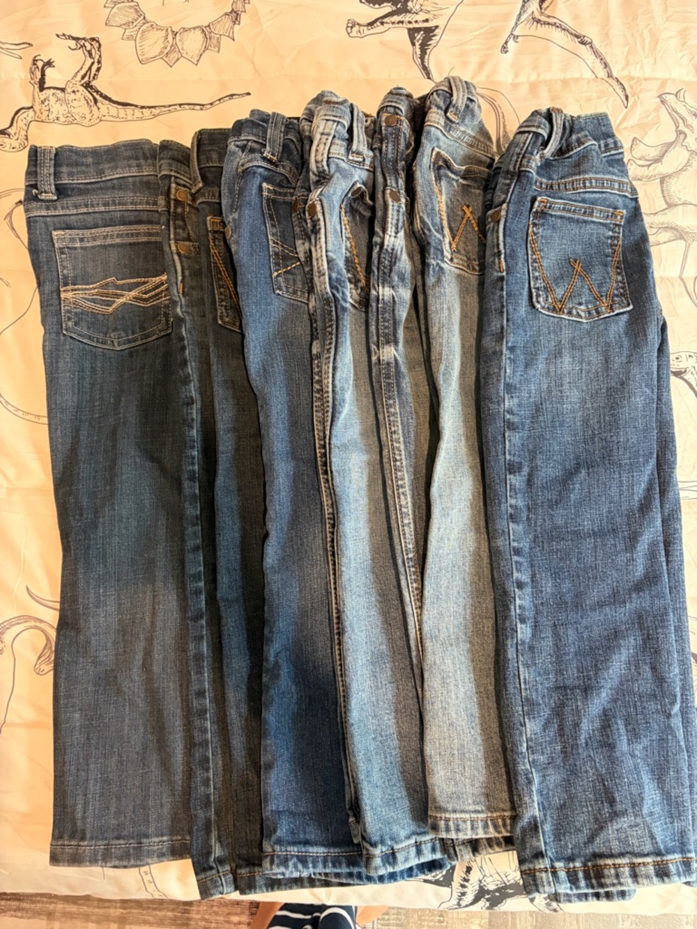 Wrangler Kids Jeans Assorted Blue Denim Washes
